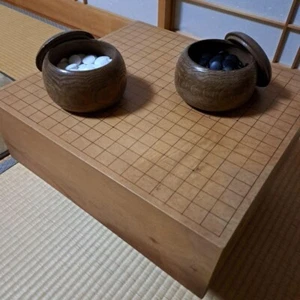 Go-Board Goban & Go Stein & Schüssel SET IGO Spiel Vintage alt japanisch - Bild 1 von 7