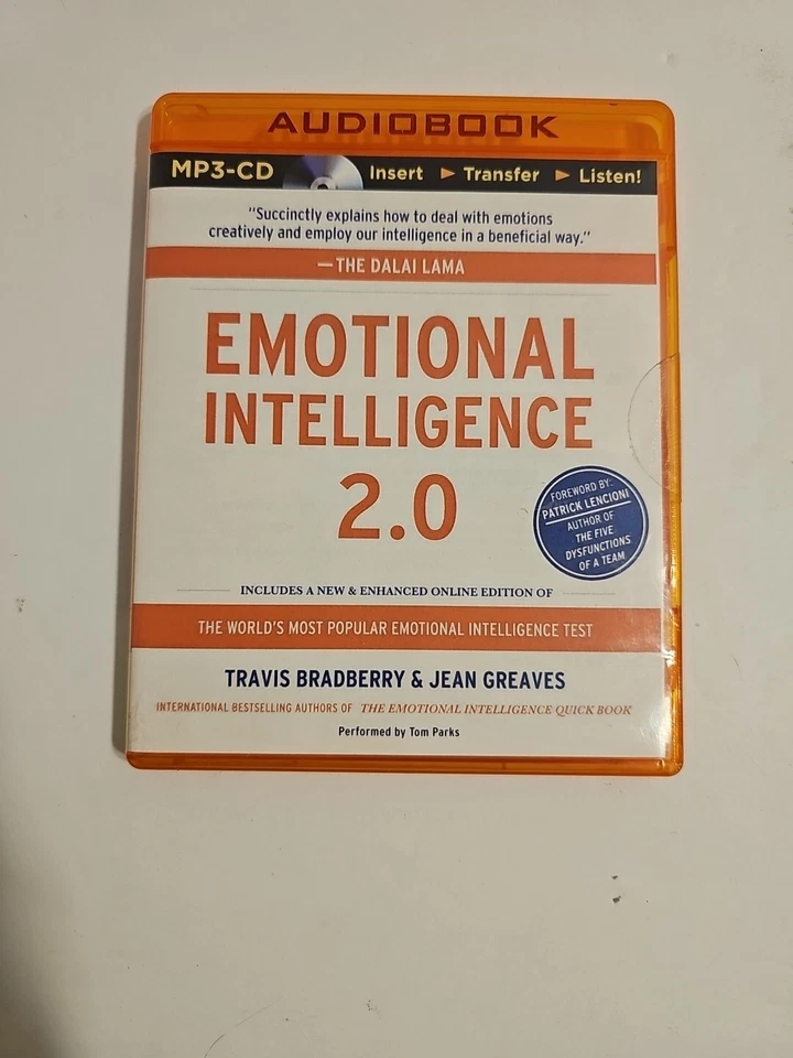 Emotional Intelligence 2.0 Audiobook Sealed MP3-CD Travis Bradberry Code Inside  - Image 1 of 4