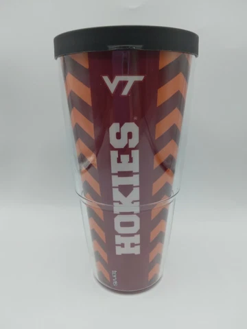 VIRGINIA TECH Hokies Tervis Tumbler with VT Emblem 24 oz Cover