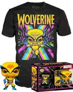 Funko POP! Marvel X-Men Wolverine & Tee T-Shirt (Size XL) Exclusive NEW - Picture 1 of 2