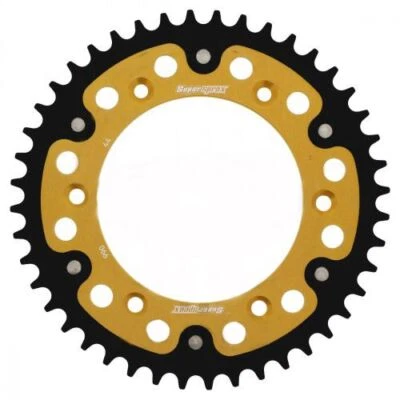 SUPERSPROX Stealth Piñón Compatible Con KTM LC8 Adventure Oro/Negro 45Z - Imagen 1 de 2