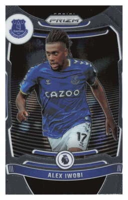 2021-22 Panini Prizm Premier League Soccer #100 Alex Iwobi  Everton V97437 - Image 1 of 2