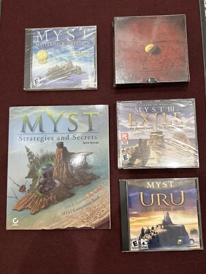 NEW SEALED Myst / Riven / Exile / URU Game + Strategies & Secrets PC Mac Gaming - Image 1 of 2