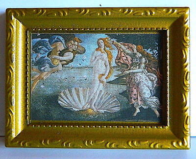 Dolls House Miniatures 1/12th Scale  The Birth Of Venus   Picture New (D959) • 2.80£