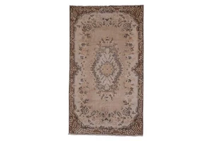 Neutral Soft Colors Medium Size Rug, Southwest Wool Rug  - Picture 1 of 9