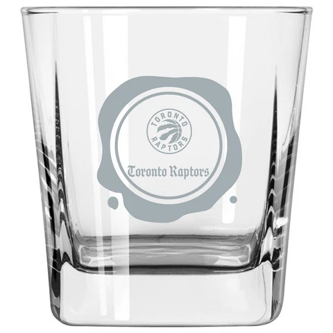 Toronto Raptors 14oz. Frost Stamp Old Fashioned Glass Cover