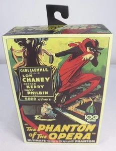 NECA Phantom der Oper (1925) 7" Figur "Maske des roten Todes" Kartonschaden - Bild 1 von 7