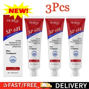 3X ORALHOE SP-6H Hydroxyapatite Probiotic Whitening Toothpaste -NEW - Picture 1 of 17