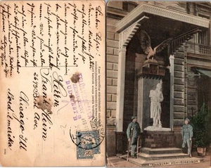 Statue Timisoara Opfersoldat geschnitzt Stein Holz enthüllt 15.03.16 Ungarn - Bild 1 von 1
