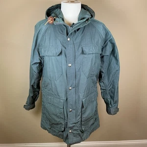 Vintage 60/40 Parka Sierra Designs Gray Size Small Hooded Parka Jacket Made USA - Picture 1 of 19