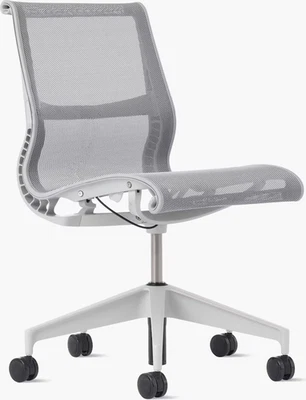 Herman Miller Setu Armless  - Studio White   - - Image 1 of 2