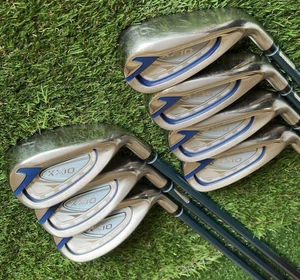 Ladies DUNLOP XXIO 12 Blue Iron set of 7 6-SW Graphite MP1200 Flex L RH USED - Picture 1 of 16