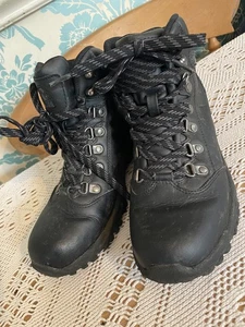 Gelert Leather Boots Black Walking Ankle Boots Women's Size UK 4 EUR 37 - Picture 1 of 6