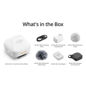 DJI Mic Mini Microphone Lavalier sans Fil pour DJI Action 5 Pro & Osmo Pocket 3™ - Photo 1 sur 2