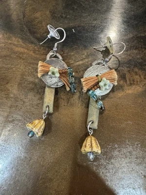 Sterling Silver Handcrafted Earrings - Image 1 of 4