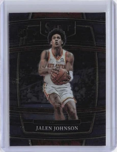 2021-22 Panini Select Jalen Johnson azul (base minorista) #17 novato - Imagen 1 de 2