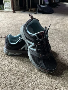 New balance women’s 430 W430LB1. Size 8.5 Black/orange/ Aqua. - Picture 1 of 10