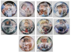 Job Lot - 10 x Franklin Mint - Diana Princess of Wales Plates - Picture 1 of 21