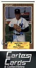Andy Cook 1990 ProCards #1031 Albany-Colonie Yankees TTM/IP Signed Autographed