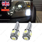 For MINI COOPER R50 R56 R57 2X T10 Canbus FREE ERROR 6000K LED Sidelight Bulbs