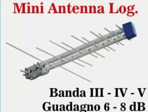 ANTENNA FULL HD 4K TV DIGITALE TERRESTRE CAMPER ROULOTTE - Foto 1 di 1