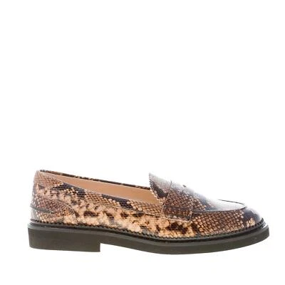 TOD'S Damen Schuhe College Halbschuh Leder Print Python Ton Maske - Bild 1 von 4