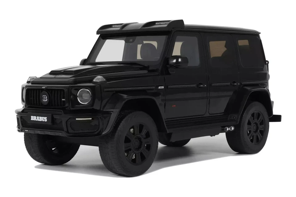 MERCEDES BENZ BRABUS G800 4X4 SUPERBLACK 1:18 SCALE MODEL BY GT-SPIRIT GT500 NEW - Image 1 of 4