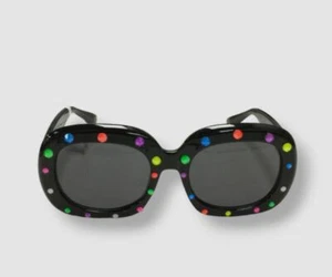$40 Bari Lynn Kids Girl's Black Rhinestone Oval Sunglasses O/S - Picture 1 of 5
