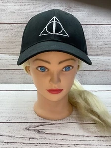 Harry Potter The Deathly Hallows Hat Cap Stretch Fit Universal Studios Wizard OS - Picture 1 of 12