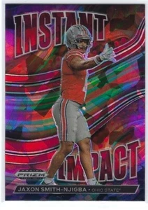 Jaxon Smith-Njigba 2023 Panini Prizm Red Cracked Ice Rookie Instant Impact 🔥 - Picture 1 of 2
