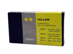 InkOwl 220ml YELLOW Compatible Cartridge for EPSON Stylus Pro 7880 9880 - Picture 1 of 1