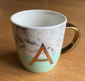 Letter A Durable Bone China Tea / Coffee Mug Alphabet Premier Housewares - Picture 1 of 2