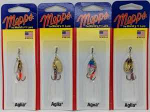 4 - Mepps Aglia Spinner - 1/12 oz.- Four Popular Colors! - Picture 1 of 3