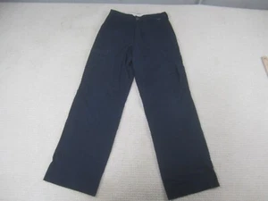 Dickies Clothing Pants Mens 28 UU Blue Casual Cargo Style Unhemmed Workwear - Picture 1 of 11