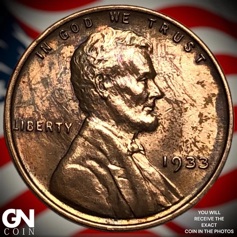 1933 P Lincoln Cent Wheat Penny  Q5213 Cover