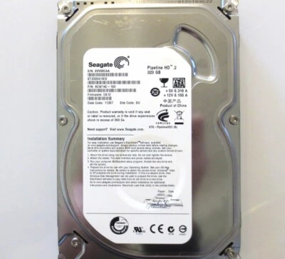 Seagate ST3320413CS PN: 9GW14C-160 FW:CA12 (6VV) SU China 320gb 3.5" 2011 - Image 1 of 4