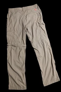 The North Face Pants Women’s Khaki Sz 8 Detachable Legs Nylon Cargo - Picture 1 of 5