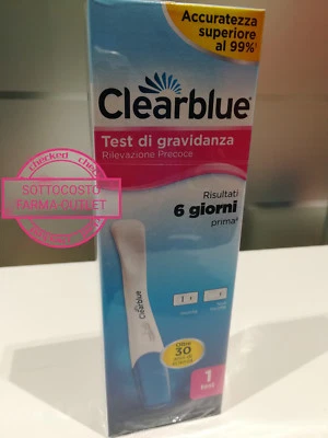 CLEARBLUE EARLY TEST PRECOCE DI GRAVIDANZA PROMO SOTTOCOSTO SPEDIZIONE ANONIMA