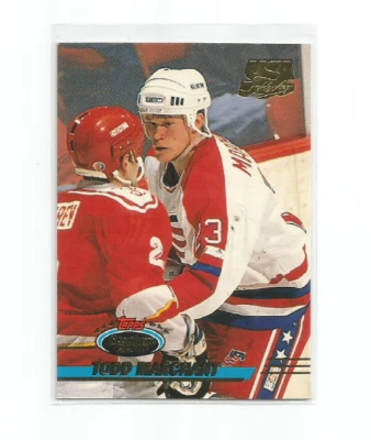 TODD MARCHANT 1993-94 TOPPS STADIUM CLUB USA HOCKEY TEAM INSERT CARD #15 - Image 1 of 2
