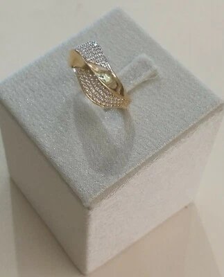 Anello Oro 18 K e zirconi - Immagine 1 di 4