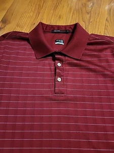 Tiger Woods Collection Nike Fitdry Lg Maroon Golf Polo Shirt New 44" Chest - Picture 1 of 8