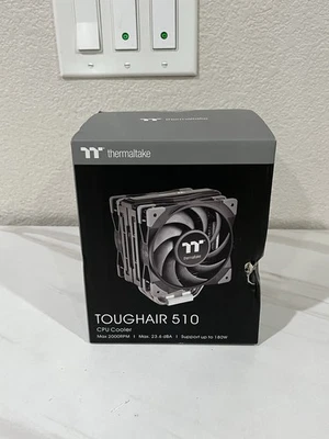 Thermaltake TOUGHAIR 510 180W TDP CPU Cooler, Intel/AMD Universal Socket -Sealed - Image 1 of 4