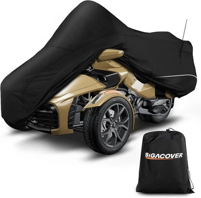 BIGACOVER for Spyder F3 Full Cover Compatible with Can-Am Spyder F3T Tour & Limited 300D O