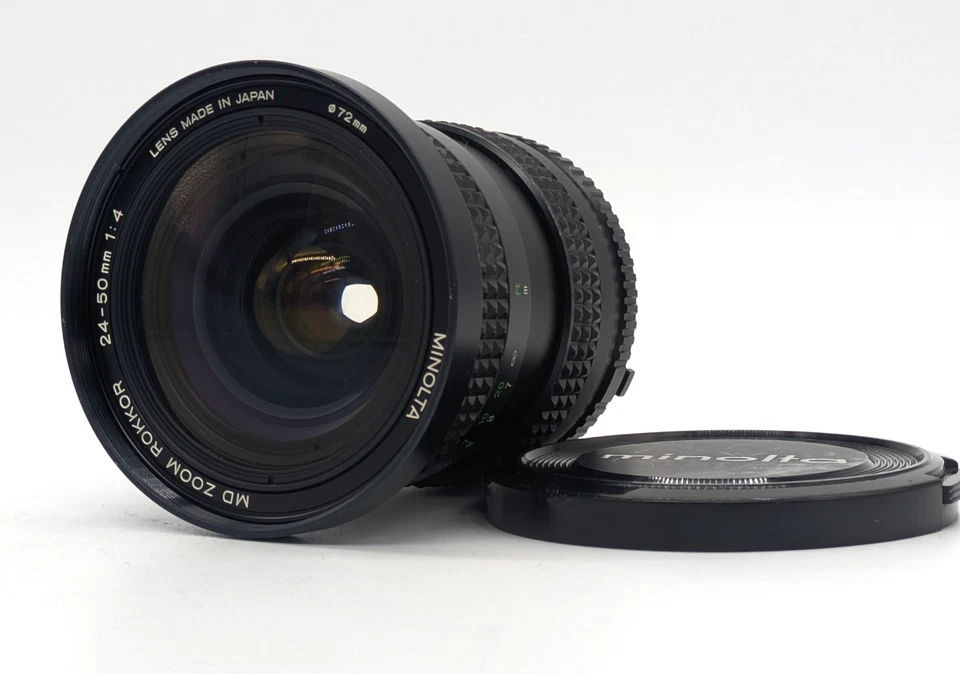 Video*[Exc+++] Minolta MD Zoom Rokkor 24-50mm F4 Wide Angle MF Lens From JAPAN 1 - Image 1 of 4