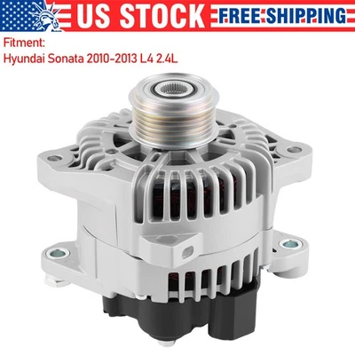 Genuine Alternator Fit 2010-2013 Hyundai Sonata L4 2.4L 110Amp 37300-2G400/11491 — 第 1/4 张图片