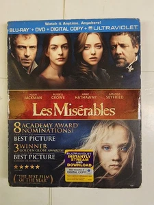 Les Misérables (Blu-ray/DVD, 2013, 2-Disc Set, Includes Digital Copy...A4 - Picture 1 of 11