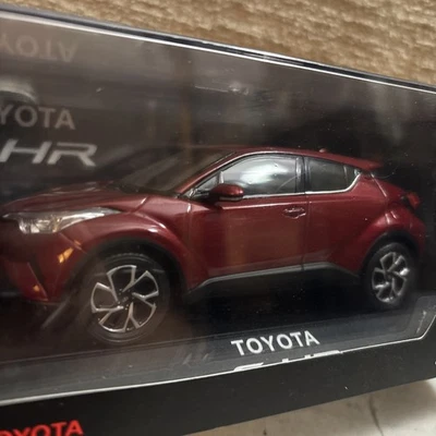TOYOTA C-HR Red 1:30 Scale Model Collectible Mini Car CHR-Dealer Limited Edition - Image 1 of 4