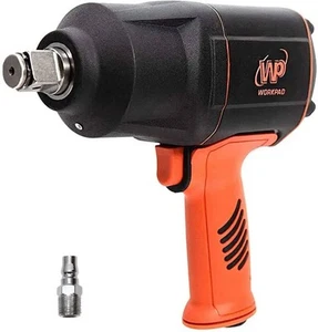 WORKPAD 3/4-Inch Composite Air Impact Wrench with Twin Hammers, Pneumatic Tools - Picture 1 of 9