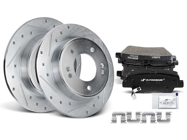 Kit de pastillas de freno trasero y rotor para Kia Forte5 2015 QZ467VM 2014-2016 Foto 1 de 1