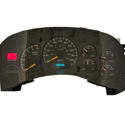 Velocímetro Cluster 1999 Chevy Silverado y GMC Sierra 192.099 millas manual Foto 1 de 3